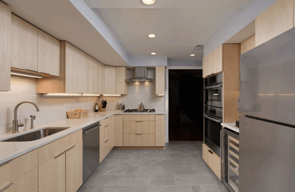 Modern minimalist kitchen design